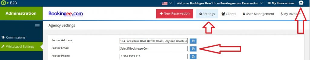 How To Change Details And Reservations Email Bookingee B2B Travel Portal